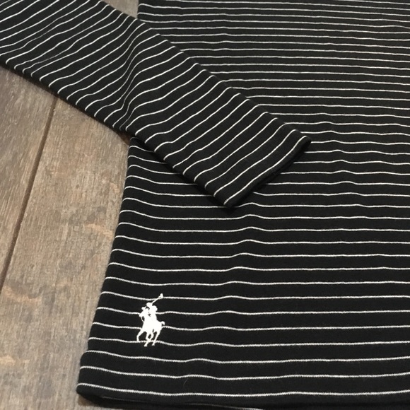 Ralph Lauren Sport Black & white Long Sleeve M - Picture 3 of 5